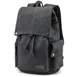 New Canvas Vintage Backpack Casual CBlack